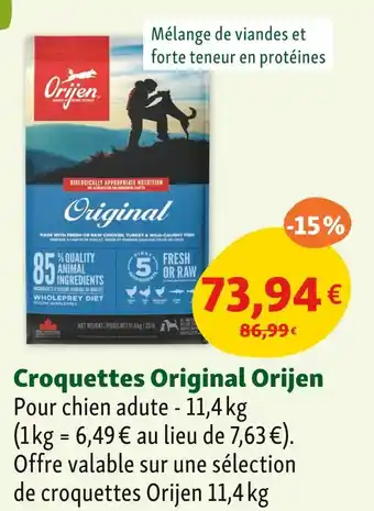 Maxi Zoo ORIJEN Croquettes original offre