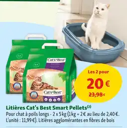 Maxi Zoo CAT'S BEST Litières Cat's Best Smart Pellets offre