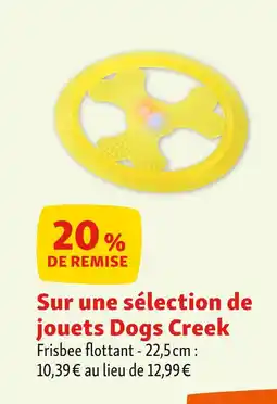 Maxi Zoo Dogs Creek Frisbee flottant offre