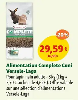 Maxi Zoo VERSELE LEGA Alimentation complete cuni offre