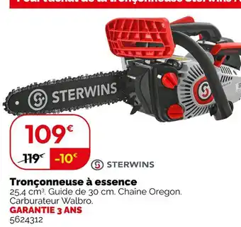 Weldom STERWINS Tronçonneuse à essence offre