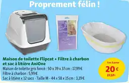 Maxi Zoo ANIONE Maison de toilette flipcat offre