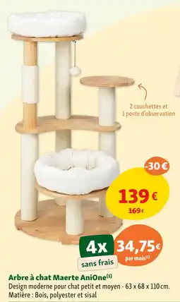 Maxi Zoo AniOne Arbre à chat Maerte offre