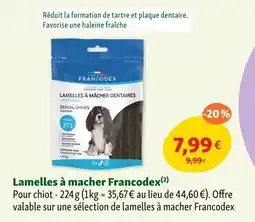 Maxi Zoo FRANCODEX Lamelles à mâcher offre