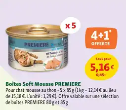 Maxi Zoo PREMIERE Boîtes Soft Mousse offre