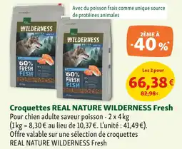 Maxi Zoo REAL NATURE WILDERNESS Croquettes fresh offre