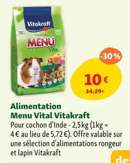 Maxi Zoo VITAKRAFT Menu Vital offre