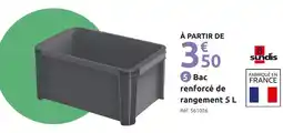 Mr Bricolage SUNDIS Bac renforcé de rangement 5 L offre
