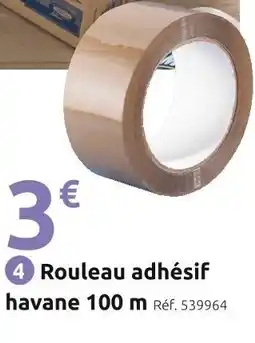 Mr Bricolage Rouleau adhésif havane offre