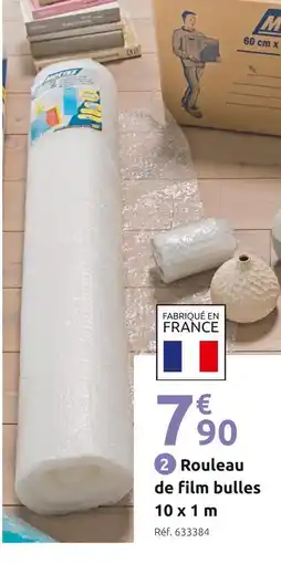 Mr Bricolage Rouleau de film bulles 10 x 1 m offre