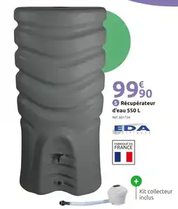 Mr Bricolage EDA Plastiques Récupérateur d’eau 550 L offre