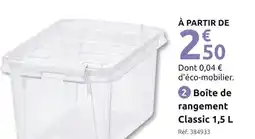Mr Bricolage Boîte de rangement Classic 1,5 L offre