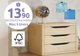 Mr Bricolage Bloc 3 tiroirs offre