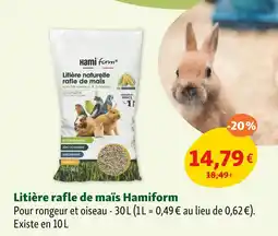 Maxi Zoo Hamiform Litière rafle de maïs offre
