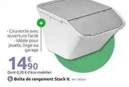 Mr Bricolage Boîte de rangement Stack It offre