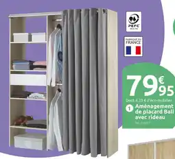 Mr Bricolage Aménagement de placard Bali avec rideau offre