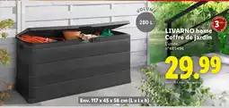 Lidl LIVARNO home Coffre de jardin offre
