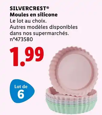 Lidl SILVERCREST Moules en silicone offre