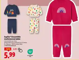 Lidl lupilu Ensemble molletonné bébé offre