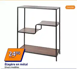 Action Étagère en métal offre