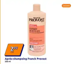 Action Franck provost - aprés-shampoing offre