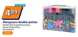 Action Marqueurs double pointe offre