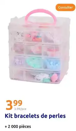 Action Kit bracelets de perles offre