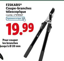 Lidl FISKARS Coupe-branches télescopique offre