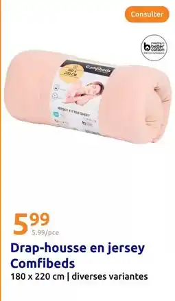 Action Drap-housse en jersey comfibeds offre