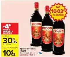 Carrefour City Picon - apéritif à l'orange offre