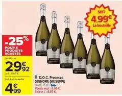 Carrefour City Signore giuseppe - d.o.c. prosecco offre