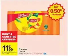 Carrefour City Lipton - ice tea offre