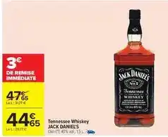 Carrefour City Jack daniel's - tennessee whiskey offre