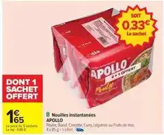 Carrefour City Apollo - nouilles instantanées offre