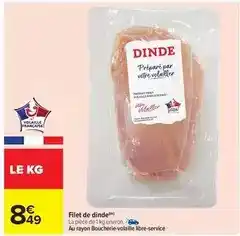 Carrefour City Filet de dinde offre