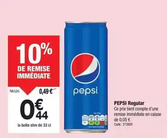 Promocash Pepsi - regular offre