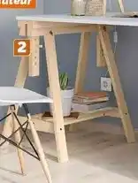 Weldom Spaceo - tréteau d'architecte réglable offre
