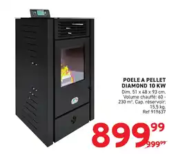 Trafic Poele a pellet diamond 10 kw offre