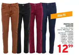 Trafic Pantalon garcon offre