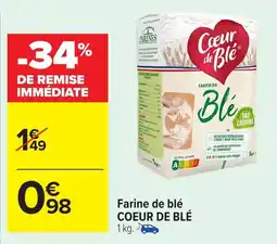 Carrefour Farine de blé coeur de blé offre