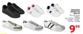 Trafic Sneakers enfant ou adulte offre