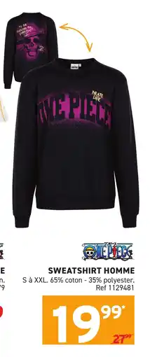Trafic Sweatshirt homme offre