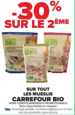 Carrefour Carrefour bio offre