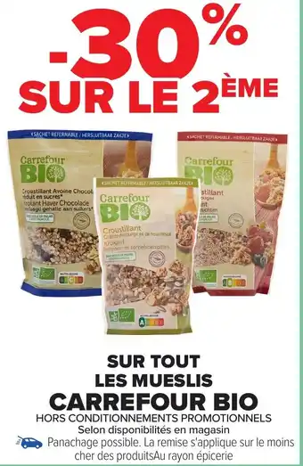 Carrefour Carrefour bio offre