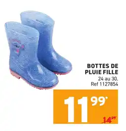 Trafic Bottes de pluie fille offre
