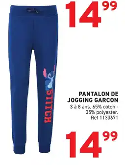 Trafic Pantalon de jogging garcon offre