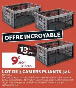 Bricomarché Tontarelli - lot de 3 caiers pliants 32 l offre