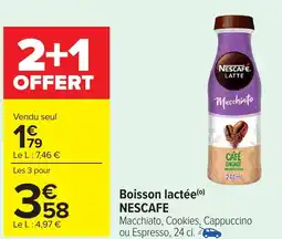Carrefour Boisson lactée nescafe offre