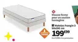 Conforama Matelas frangin 3 90x190 cm offre