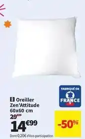 Conforama Oreiller zen' attitude offre